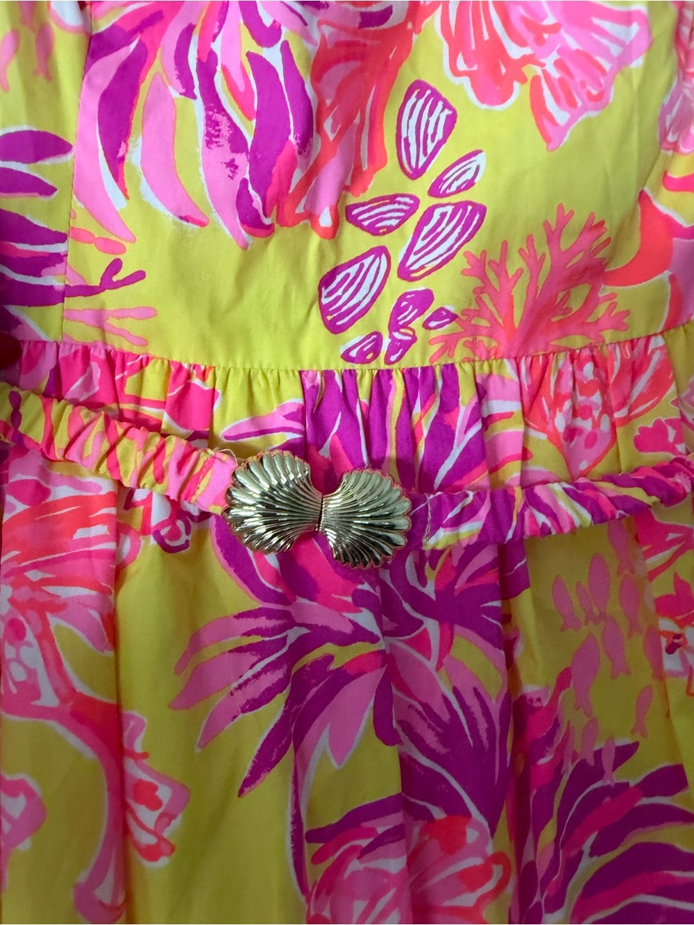 NWT Lilly Pulitzer Bri V-neck cotton midi dress size 14 - original retail $258 - Picture 3 of 11